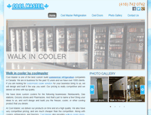 Tablet Screenshot of coolmaster.ca